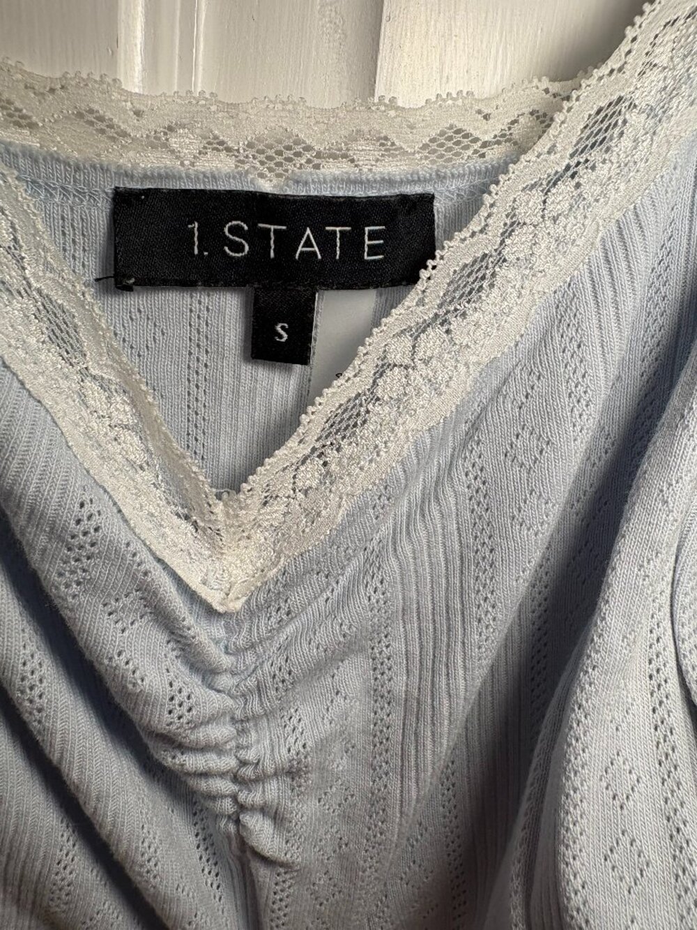 1 State Powder Blue Tank Top